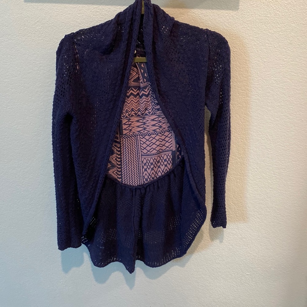 Unique sweater from Anthropologie